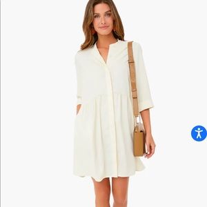 NWT Tuckernuck Ivory Silk Royal Shirt Dress